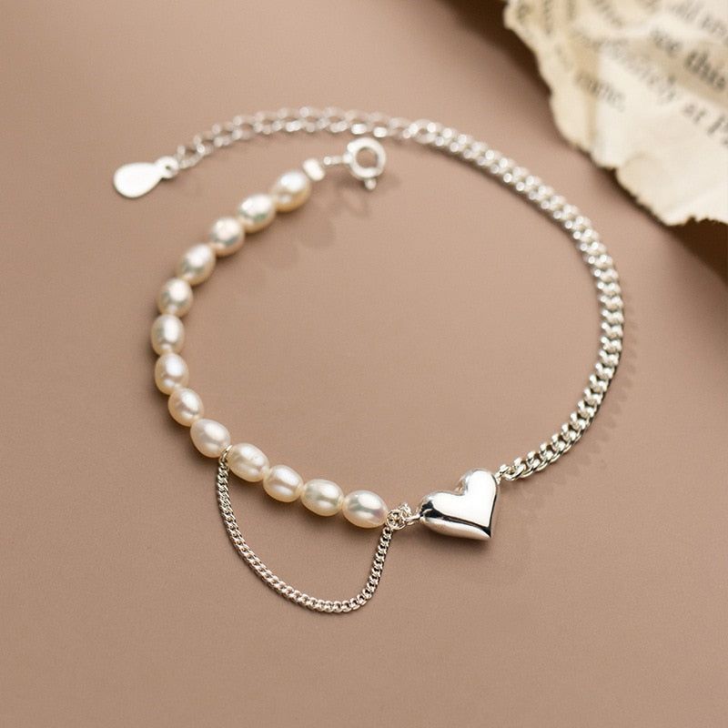 bracelet perle coeur
