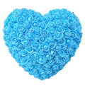 Coeur rose bleu