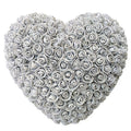 Coeur Rose Gris