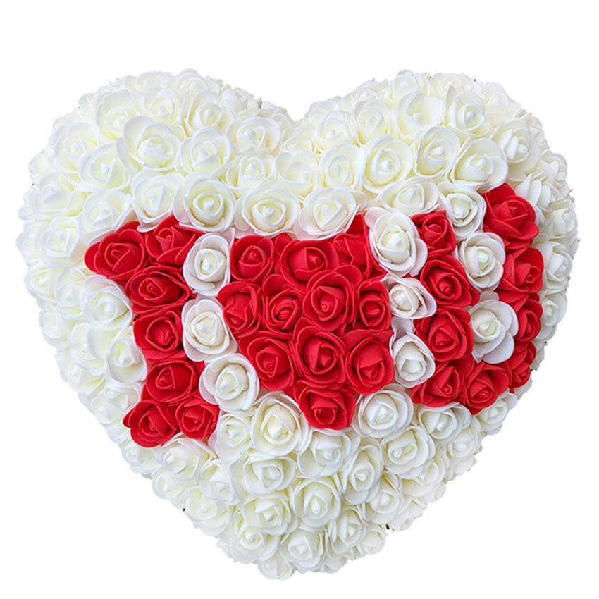 coeur rose je t'aime