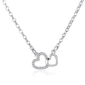Collier coeur entrelacé