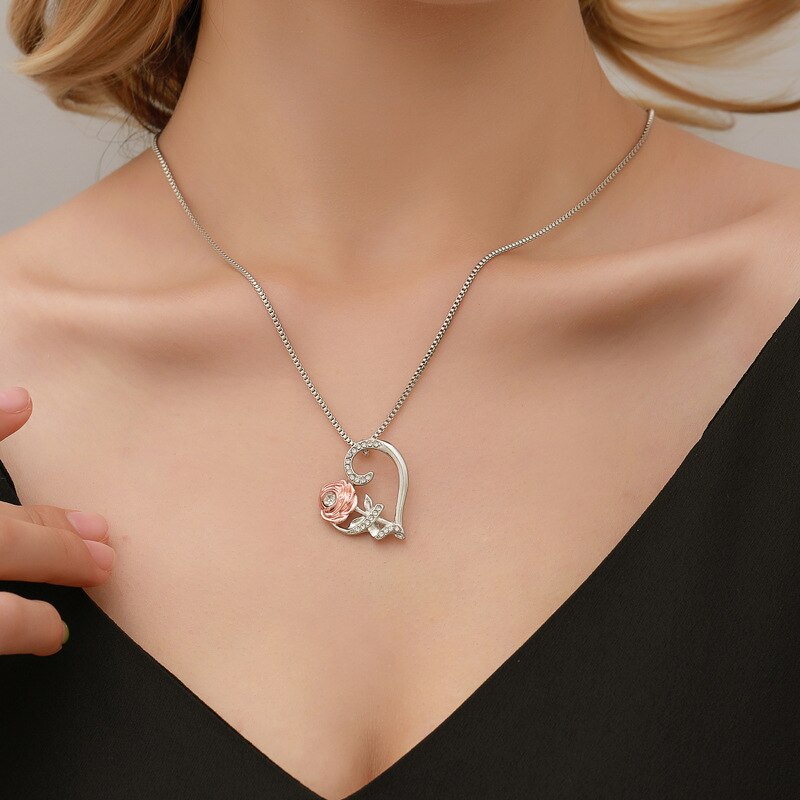 Collier Coeur Fête Mères
