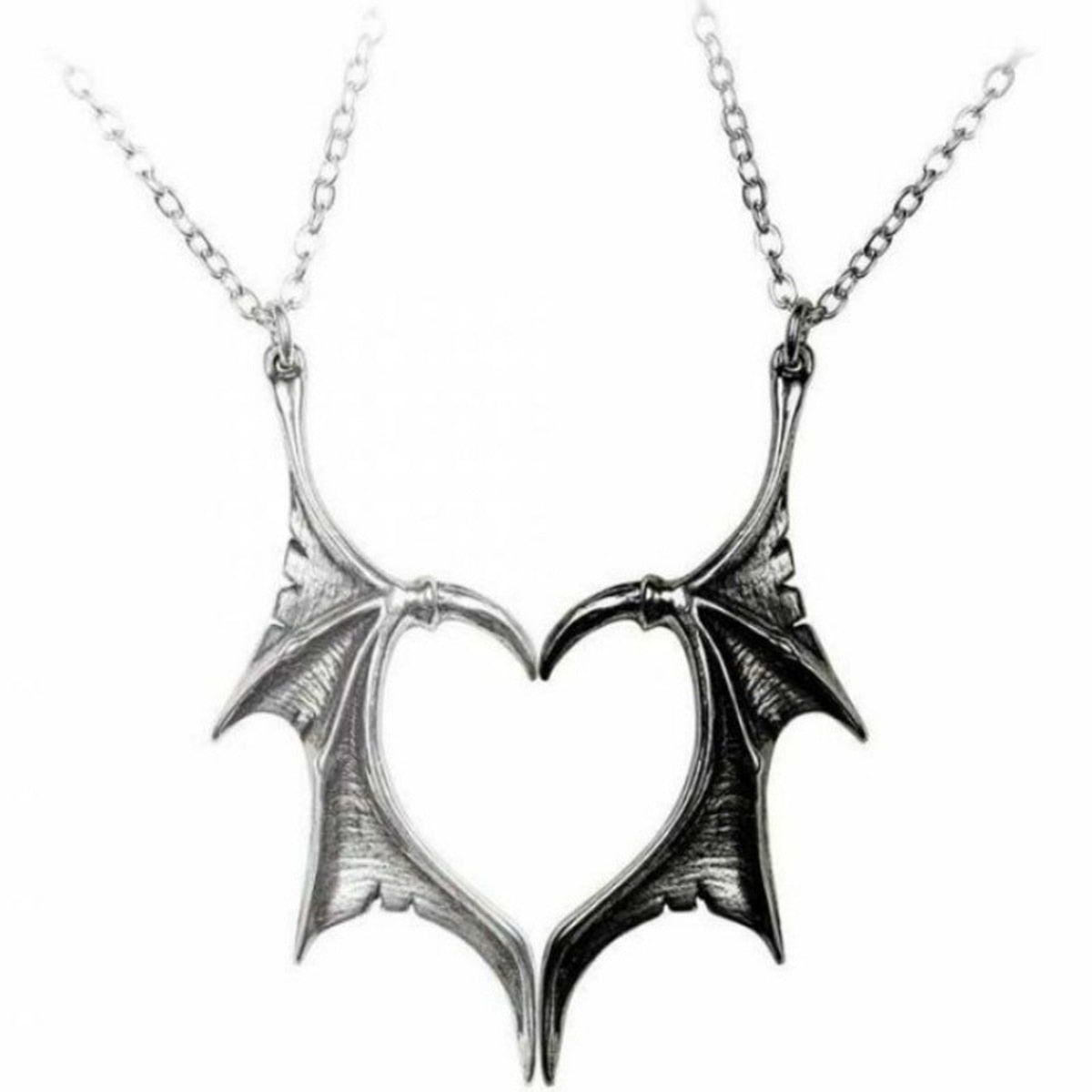Collier Coeur Gothique