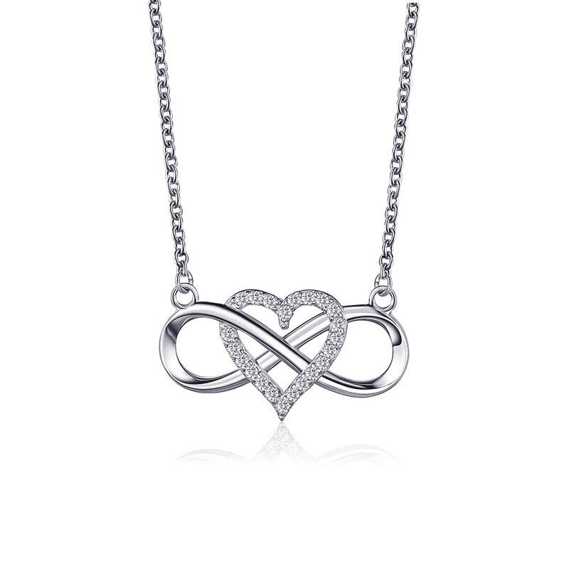 collier coeur infini
