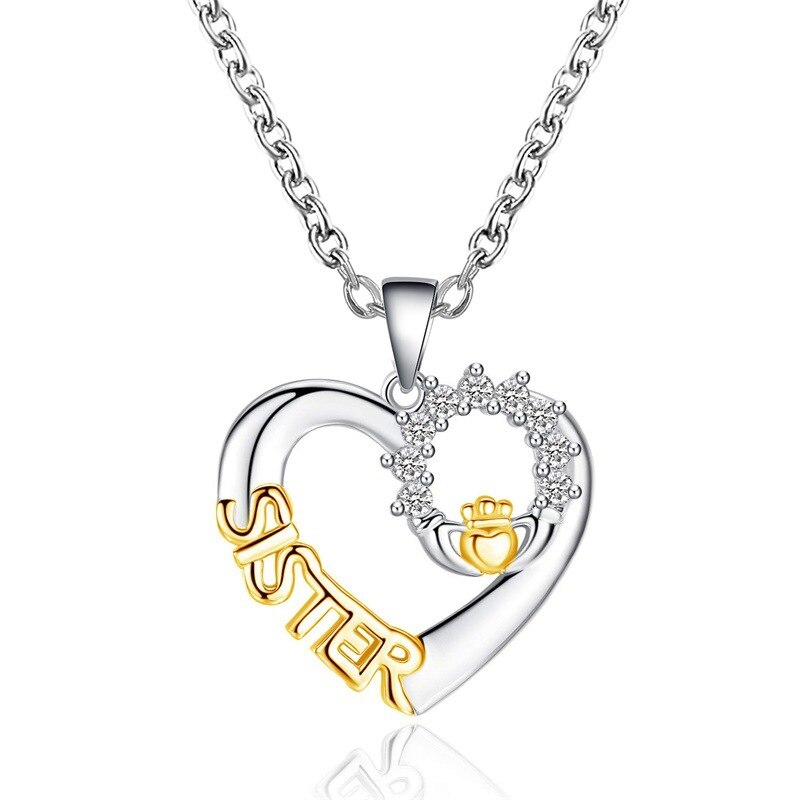 Collier soeur coeur