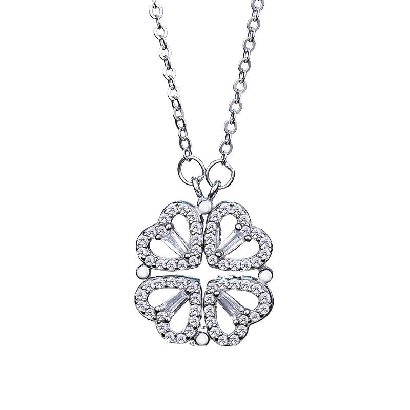 collier trèfle coeur