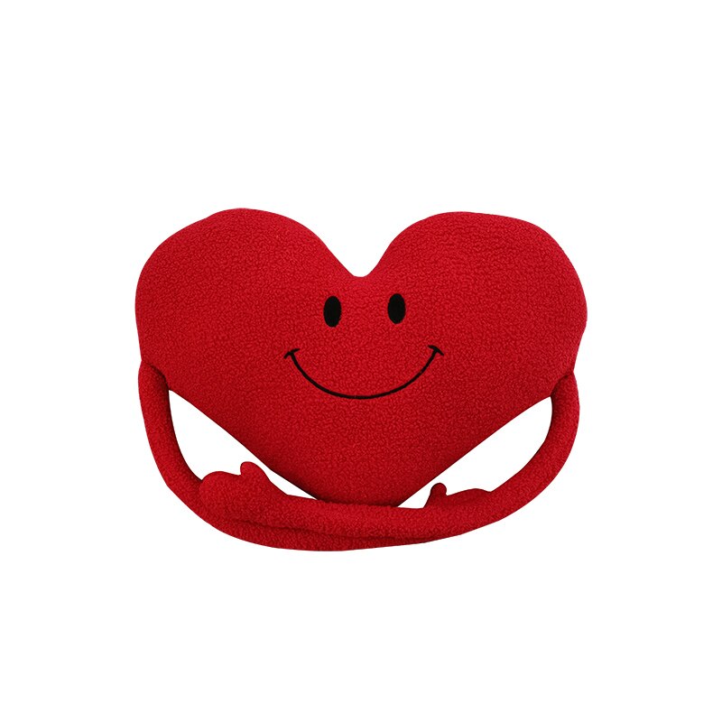 Coussin coeur avec bras
