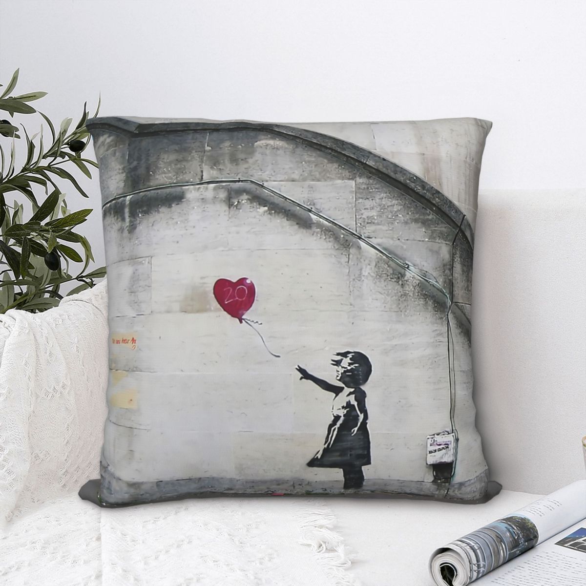 Coussin Coeur Fille