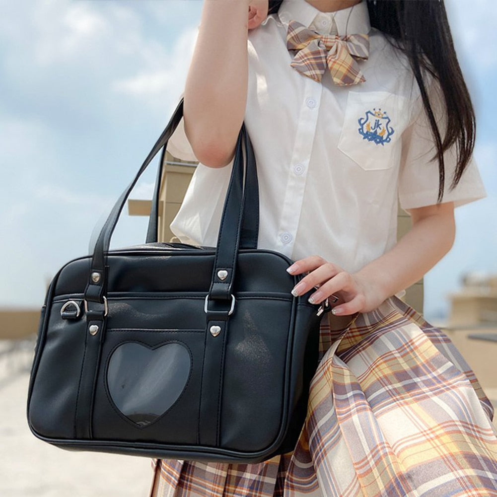 sac noir coeur
