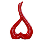 Vase coeur motif
