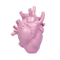Vase coeur rose