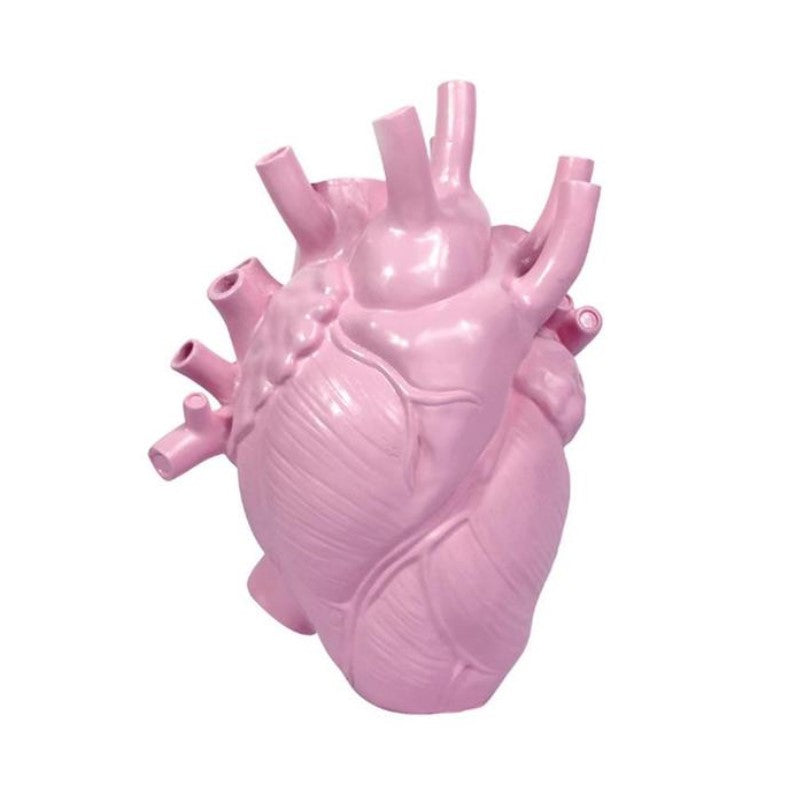 Vase coeur rose