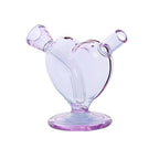 vase coeur transparent
