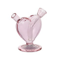 vase transparent coeur