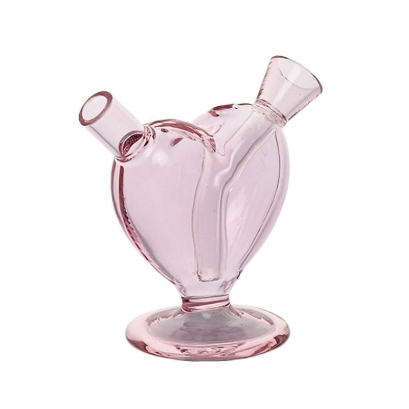 vase transparent coeur
